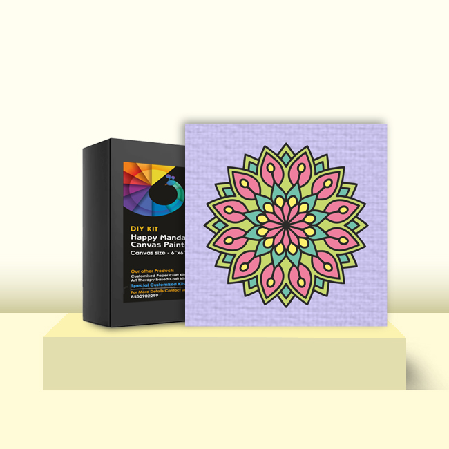 Canvas Painting Mandala 6X6